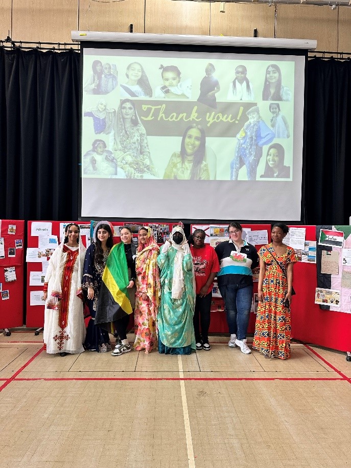 Students dressing for culture day